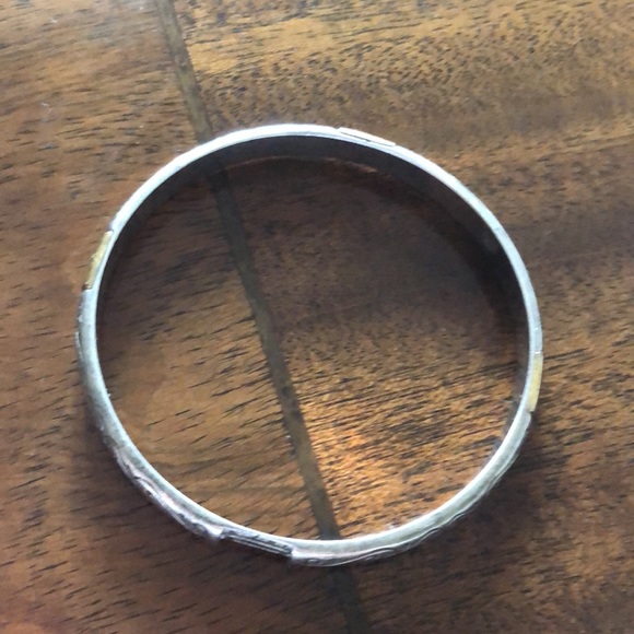 Brighton Venezia Two Tone Silver & Gold-Plated Bangle - Picture 16 of 16